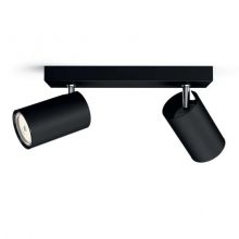 Kosipo listwa sufitowa-reflektor 2x10W GU10 230V czarny